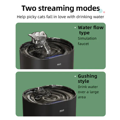 Pet USB Electric Water Feeder Lacks Water And Power